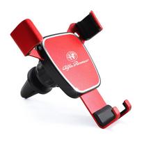 AGV1 Car Air Vent Phone Holder Smartphone Stand Accessories For Alfa Romeo Giulia Stelvio Giulietta 156 159 147 Mito Tonale Brera Dis