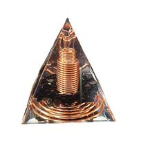 M-Modern-Spiral Coil Pyramid Handmade Home Decoration Crystal Gravel Spiral Pyramid Crafts