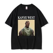 Funny Kanye West Meme T-Shirt Men's Vintage Hip Hop Rap Style Tshirt Men Women Short Sleeve T Shirt Streetwear S įvairiaspalvis