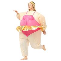 Helovino pripučiamas sumo imtynininko kostiumas scenai ir cosplay One Size