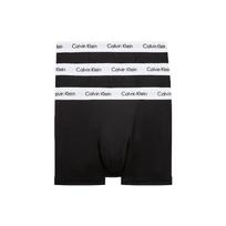 Calvin Klein Cotton Stretch Mid-Rise Boxer Briefs 3-Pack Men underwear Black U2662G001 M white