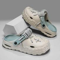 Hole Sandals Man Beach Half Shoes Platform Eva 2025 Designer Luxury Summer Sale Adult Fun Casual Slippers for Men 36