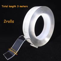 Super Strong Double-Sided Nano Tape-Clear Removable,PET Adhesive -Heavy Duty, Extra Strong Adhesive Tape for Home and Office Use