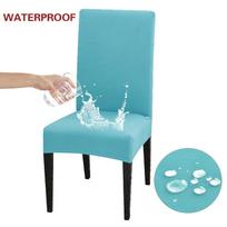 Waterproof Dining Room Chair Cover Stretch Parson Chair Slipcover Removable Washable Chair Protector For Home, Restaurant, Banqu 1piece