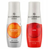 SodaStream Orange Zero Syrups Sugar-Free Orange + Cola