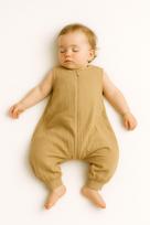 Muslin sleeping bag for children with legs L 9-24 months summer TOG 1.0 - camel