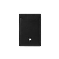 Montblanc Classic juodos odos kortelių dėklas