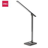 Deli 4302 LED Desk Lamp tamsiai pilka spalva
