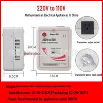 GreenwayCS 2000W Step-Down Voltage Converter 220V to 110V
