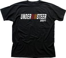 Mitsubishi Ralliart inspired UNDERSTEER DRIFT EVO Car black t-shirt black OZ1350 S įvairiaspalvis
