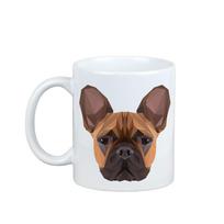 Buldog Francuski -Kubek Ze Zdjęciem I Napisem Geometryczny Pies Art-Dog