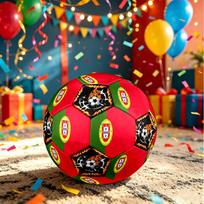 1pc Portugal Sports Theme Size 5 Soccer Ball Professional Match Training Football Indoor &Outdoor Sports Ball Lightweight Durable c6643 Size 5