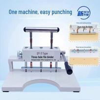 QY-3 Manual Three-Hole Three-Needle Archive Binding Machine CN plug (adapter included)