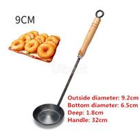 Doughnut frying spoon Fried oil Baba iron spoon Durable Portable handmade iron Non stick Turner Ladle Food Wok Spatula Spoon