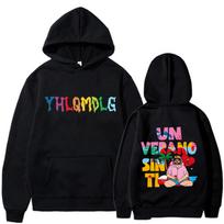 Bad Bunny UN VERANO SIN TI Grafikos Dvipusės Spaudos Gobtuvėliai Vyriški Moteriški Per dydį Megztiniai Unisex Puloveriai Streetwear Paltai XXL