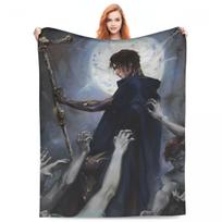 Arcane Viktor Game Blankets Quality Super Warm Throw Blanket Winter Airplane Travel Bedroom Novelty Bedspread 30x40in gray