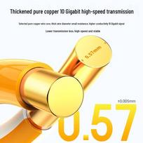 CHOSEAL CAT6A Unshielded 10 Gigabit Bulk Ethernet Cable 100m