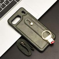 For OnePlus Nord 4 5G Wrist Strap Ring Bracket Phone Holder Case For OnePlus Nord 4 5G Leather style Case Drop-Resistant Cover For Nord 4 5G žalia