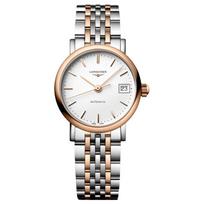 LONGINES Boya series automatic mechanical movement 30 meters waterproof women's watch rose gold case stainless steel 18K rose gold strap L4.309.5.19.7 auksas