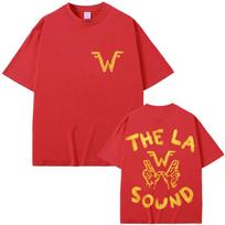 Weezer 2026 New Albums Pre-Release T-shirt Cotton Graphic Print Tees Streetwear Fashion Women Men Casual Round Neck Tops Summer XS raudona