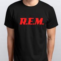 R.E.M. T-SHIRT sizes S M L XL XXL colours Black, White S įvairiaspalvis