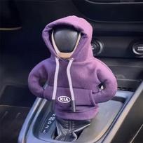 BDTINA1 Hoodie Automobilio Pavarų Perjungimo Sėdiklio Dangtelis Rankinis Svirties Keitimo Svirties Dangtelis Skirtas Kia Morning Picanto Rio Stonic Sportage Ceed Optima Forte
