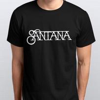 SANTANA MARŠKINĖLIAI dydžiai S M L XL XXL spalvos Juoda, Balta S įvairiaspalvis