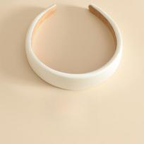 Solid Color Fashion Headband Korean High-end Hair Hole Hair Accessories Headband Headband Jewelry
