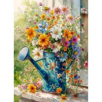 GATYZTORY Painting By Number Flower Hand Painted Paintings Gift DIY Pictures By Numbers Kits Drawing On Canvas Home Decor 30x20cm no frame