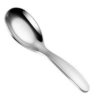 316 Steel Porridge Spoon Smooth Integrated Molding Daily Dining Spoon Round Edge Thickened Tableware Dining Use sidabras