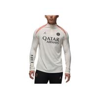 Jordan Paris Saint-Germain FW24 Dri-FIT ADV Outdoor Casual Sports Pullover Long Sleeve T-Shirt Men Tops White Pink FQ2321-111 XL