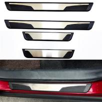 For Peugeot 108 308 508 2017-  2024 2025 Door Sill Protector Scuff Plate Trim Styling Welcome Kick Pedal Car Accessories