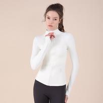 Lulu Women's Quick-Drying Stand-Up Collar Yoga Jacket S (recommended 40-45 kg) balta