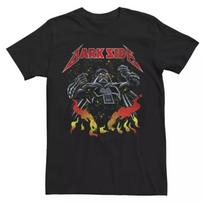 Žvaigždžių karai Darth Vaderis „Tamsioji pusė“ Iron Maiden stiliaus grafinis spaudas Vintage skalautas laisvalaikio trumpomis rankovėmis roko muzika Sci-Fi gatvės apranga Marškinėliai 4XL