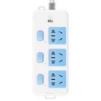 BULL GN-314 3-Outlet Power Strip (2-Pack) CN plug (adapter included)