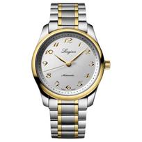 LONGINES Master Series Automatinis Mechaninis Judėjimas 30 Metrų Vandeniui Atsparus Vyriškas Laikrodis 40mm Pilkas Ciferblatas Nerūdijančio Plieno Korpusas Auksinė Apyrankė L2.793.5.72.7 auksas