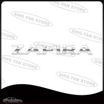 AAAFC1 Auto Styling For Opel Vauxhall Zafira Lettering Emblem VXR GTC GSI OPC Line Car Rear Trunk Badge Decal Body Sticker Accessories
