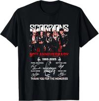 Scorpions 60th Anniversary 1965-2025 T-Shirt, Rock Band Shirt MI1084 S įvairiaspalvis