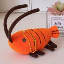 Plush Lobster Keychain With Pp Cotton Filling For Backpack Decor And Collectible Gift
