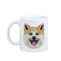 Akita, Akita Inu -Kubek Ze Zdjęciem I Napisem Geometryczny Pies Art-Dog
