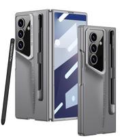 For Samsung Galaxy Z Fold7 Case Hard PC Matte Slim With Pen Film Protective Back Cover Case For Samsung Z Fold 7 Phone Shell Galaxy Z Fold7 pilka spalva