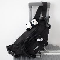 Punk Hip Hop Taktinė Techwear Krūtinės Rankinė Unisex Motociklo Sportinė Vandeniui Atspari Peties Crossbody Rankinė Lauko Atsitiktinė Juosmens Rankinė juoda