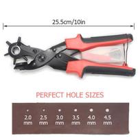 1pcs DIY Professional Belt Hole Punching Tool, Watch Strap Hole Puncher, Multi-Functional Various Hole Handicraft Punch Plier