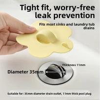 Bathroom Decoration Accessories,Washbasin Overflow Hole Plug,sink Sealing Cover, Silicone Plug, Deodorant and Insect Proof