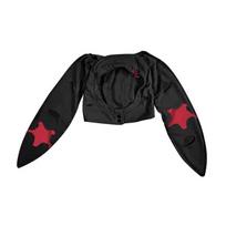 Autumn Winter Ripped Hole Metal Rivet Hip Hop Punk Long Ears Hat Man Woman Techwear Style Gothic Vintage Scarf Hat Headgear One Size