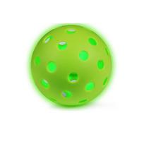 Green Light LED Light Up Pickleball 40 Holes Glow in The Dark Pickleball Balls  Outdoor LED Light Up
