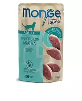 Monge Natural konservai katėms su tunu ir antiena, 12x80 g