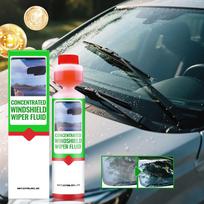 Koncentruotas langų plovimo skystis, Galingas tepalo plėvelės valymo skystis automobilių plovimui, Automobilio priekinio stiklo valytuvų skystis, 237 ml One Size balta