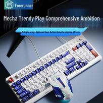 Qianxingzhe V100 Wired RGB Mechanical Feel Keyboard and Mouse Set
