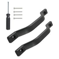 2pc 9.6In Grab Pull Door Handles with Hole Covers Trailer Caravan Motorhome Van Car Exterior Parts Door Handles Replacement Part CHINA